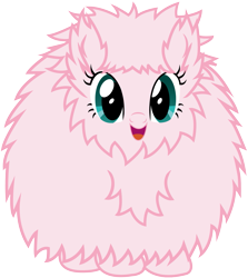 Size: 1731x1941 | Tagged: safe, artist:xelborrex, oc, oc only, oc:fluffle puff, pony, female, fluffy, looking at you, open mouth, open smile, simple background, smiling, smiling at you, solo, transparent background, vector