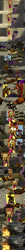 Size: 1920x19440 | Tagged: safe, artist:fazbearsparkle, sunset shimmer, twilight sparkle, alicorn, pony, comic:mlp in special strike rebellion, equestria girls, equestria girls series, g4, 3d, comic, crossover, destruction, five nights at freddy's, freddy fazbear, geode of empathy, golden freddy, magical geodes, shadow freddy, source filmmaker, the chief (animatronic), the special strike, the special strike rebellion, thehottest dog, to be continued, twilight sparkle (alicorn)
