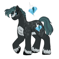 Size: 3229x3226 | Tagged: safe, artist:queenderpyturtle, oc, oc:rolling stone, earth pony, pony, high res, male, simple background, solo, stallion, transparent background