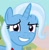 Size: 554x560 | Tagged: safe, screencap, trixie, pony, unicorn, g4, magic duel, alicorn amulet, cropped, evil trixie, female, mare, solo