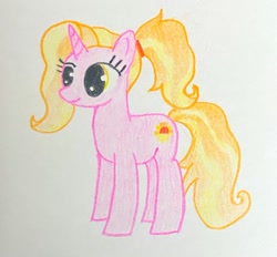Size: 828x769 | Tagged: safe, artist:maud_pie_s4, luster dawn, pony, unicorn, g4, female, mare, solo, traditional art