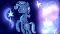 Size: 1600x900 | Tagged: safe, artist:sunniesfunthecupcake, trixie, pony, unicorn, g4, female