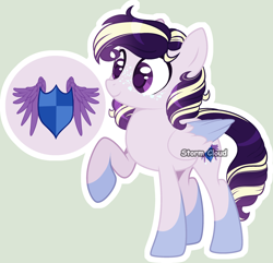 Size: 2546x2458 | Tagged: safe, artist:stormcloud-yt, oc, oc only, oc:crystal dust, pegasus, pony, base used, coat markings, colored wings, freckles, high res, male, offspring, parent:princess cadance, parent:shining armor, parents:shiningcadance, pegasus oc, smiling, socks (coat markings), solo, stallion, two toned wings, wings