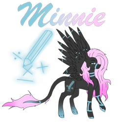 Size: 1939x2011 | Tagged: safe, artist:peachyminnie, oc, oc only, pegasus, pony, bio in description, pegasus oc, simple background, solo, tattoo, transparent background, wings