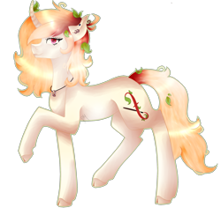 Size: 2081x1962 | Tagged: safe, artist:peachyminnie, oc, oc only, pony, unicorn, horn, jewelry, necklace, raised hoof, simple background, solo, transparent background, unicorn oc