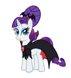 Size: 2332x2571 | Tagged: safe, artist:sergille, rarity, pony, unicorn, g4, female, high res, nightmare night rarity, simple background, solo, transparent background, vector