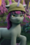 Size: 450x660 | Tagged: safe, screencap, mint grove, pony, unicorn, g5, my little pony: a new generation, beanie hat, cropped, female, hat, mare, raised hoof, reaction image, solo