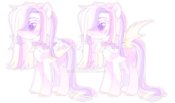 Size: 1024x608 | Tagged: safe, artist:miioko, oc, oc only, bat pony, pony, bat pony oc, bat wings, deviantart watermark, female, mare, obtrusive watermark, simple background, solo, transparent background, watermark, wings