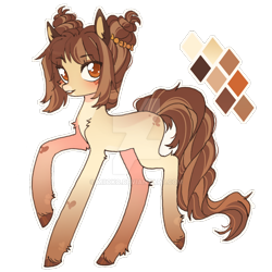 Size: 1024x1024 | Tagged: safe, artist:miioko, oc, oc only, earth pony, pony, deviantart watermark, earth pony oc, female, mare, obtrusive watermark, simple background, solo, transparent background, watermark