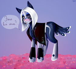 Size: 3200x2900 | Tagged: safe, artist:ske, oc, oc only, earth pony, pony, heart, high res, holiday, love, solo, valentine's day