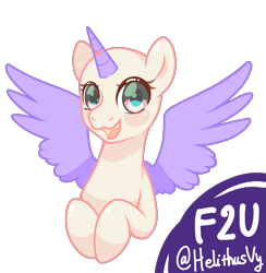 Size: 1417x1454 | Tagged: safe, artist:helithusvy, oc, oc only, alicorn, pony, bald, base, blushing, free to use, horn, open mouth, open smile, simple background, smiling, solo, spread wings, transparent background, wings