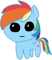 Size: 640x742 | Tagged: safe, artist:snailpups, rainbow dash, pony, g4, female, simple background, solo, transparent background