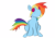 Size: 3500x2450 | Tagged: safe, artist:nazodafist, rainbow dash, pegasus, pony, g4, high res, simple background, solo, transparent background