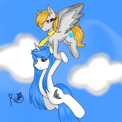 Size: 1280x1280 | Tagged: safe, oc, pegasus, pony, unicorn, solo