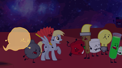 Size: 720x402 | Tagged: safe, derpy hooves, ghost, pegasus, pony, undead, g4, apple, april fools, bomb, crossover, dough, egg, fake, fake screencap, fake screenshot, faker than a three dollar bill, fan, food, inanimate insanity, lightbulb, mars, marshmallow, mephone4s, paintbrush, space, test tube, weapon, when you see it