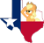 Size: 900x878 | Tagged: safe, artist:darthvader447, applejack, earth pony, pony, g4, amerijack, applejack's hat, cowboy hat, female, flag, freckles, hat, mare, rainbow dash salutes, salute, simple background, solo, stars, texas, transparent background, united states