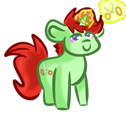 Size: 800x800 | Tagged: safe, artist:vanny, oc, oc only, oc:vanny, pony, unicorn, magic, scissors, simple background, solo, telekinesis, transparent background