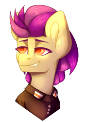 Size: 1400x2000 | Tagged: safe, artist:lazymishel, oc, oc only, oc:blackhole, pegasus, pony, fallout equestria, balefire blues, bust, clothes, female, hearts of iron 4, mare, simple background, soldier, solo, transparent background, uniform
