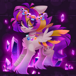 Size: 3000x3000 | Tagged: safe, artist:irinamar, oc, oc only, pegasus, pony, adoptable, chest fluff, high res, solo, unshorn fetlocks