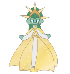 Size: 1899x1999 | Tagged: safe, artist:derpy_the_duck, oc, oc:the mother, earth pony, pony, clothes, crown, dress, jewelry, regalia, simple background, solo, transparent background