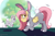 Size: 1496x984 | Tagged: safe, artist:walliscolours, fluttershy, pegasus, pony, rabbit, g4, animal, animal costume, blushing, bunny costume, bunnyshy, clothes, costume, cute, female, mare, redraw, shyabetes, smiling, solo