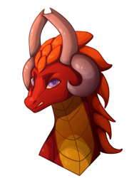 Size: 1500x2000 | Tagged: safe, artist:lazymishel, oc, oc only, oc:shuyu, dragon, fallout equestria, balefire blues, bust, dragoness, female, simple background, solo, transparent background