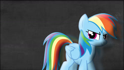 Size: 1600x900 | Tagged: safe, artist:d0ublerainb0wdash, rainbow dash, pegasus, pony, g4, 2013, female, mare, solo