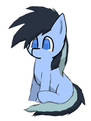 Size: 469x624 | Tagged: safe, artist:chinezkitty, oc, oc only, oc:cyaera, earth pony, pony, undead, vampire, vampony, blue eyes, simple background, sitting, solo, transparent background