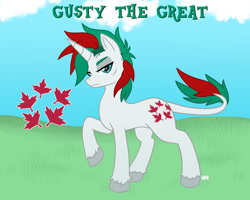 Size: 1280x1024 | Tagged: safe, artist:vysevee, gusty the great, pony, unicorn, g4, cutie mark, leonine tail, solo, tail