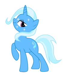 Size: 2335x2569 | Tagged: safe, artist:toutax, trixie, pony, unicorn, g4, female, high res, lidded eyes, mare, raised hoof, simple background, solo, transparent background, vector