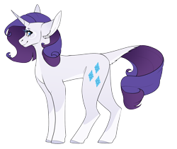 Size: 2072x1745 | Tagged: safe, artist:erroremma, rarity, pony, unicorn, g4, looking at you, redesign, simple background, smiling, solo, transparent background