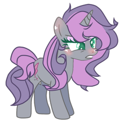 Size: 768x768 | Tagged: safe, artist:toxicspxce, oc, oc only, pony, unicorn, adopted offspring, base used, eyelashes, female, horn, mare, parent:rarity, red nosed, simple background, solo, transparent background, unicorn oc