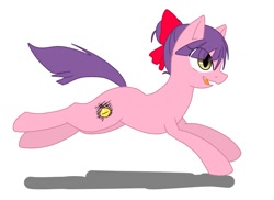 Size: 1280x931 | Tagged: safe, artist:namaenonaipony, earth pony, pony, anime, gegege no kitaro, neko musume, palindrome get, ponified, simple background, solo, white background