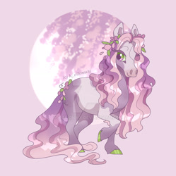 Size: 1920x1930 | Tagged: safe, artist:k-eilonwy, wysteria, earth pony, pony, g3, deviantart watermark, obtrusive watermark, solo, watermark