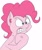 Size: 1264x1492 | Tagged: safe, artist:zokkili, pinkie pie, earth pony, pony, g4, angry, angry pinkie pie, pinkie rage, simple background, solo, white background