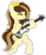 Size: 1024x1209 | Tagged: safe, artist:pure-blue-heart, oc, oc only, oc:prince whateverer, pegasus, pony, bipedal, brown mane, crown, deviantart watermark, electric guitar, eyes closed, frown, guitar, hoof hold, hooves, male, musical instrument, obtrusive watermark, outline, pegasus oc, princewhateverer, rock (music), rockstar, signature, simple background, solo, stallion, tail, transparent background, two toned mane, two toned tail, watermark, white outline