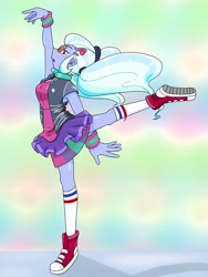 Size: 1536x2048 | Tagged: safe, alternate version, artist:batipin, sugarcoat, equestria girls, equestria girls specials, g4, my little pony equestria girls: dance magic, clothes, converse, dancing, female, shoes, sneakers, solo, sugarcoat tutu