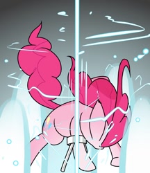 Size: 640x740 | Tagged: safe, artist:batipin, pinkie pie, earth pony, pony, g4, clothes, gloves, solo