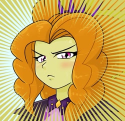 Size: 689x667 | Tagged: safe, alternate version, artist:batipin, part of a set, adagio dazzle, equestria girls, g4, blushing, cropped, female, looking at you, solo