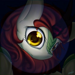 Size: 4096x4096 | Tagged: safe, artist:zemlya, autumn blaze, kirin, g4, bust, looking at you, portrait, solo