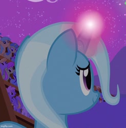 Size: 624x635 | Tagged: safe, trixie, pony, unicorn, g4, magic duel, season 3, cropped, female, glowing, glowing horn, horn, mare