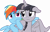 Size: 4096x2586 | Tagged: safe, artist:cloudy glow, artist:wardex101, edit, rainbow dash, twilight sparkle, alicorn, pegasus, pony, g4, the beginning of the end, crying, discorded, discorded twilight, floppy ears, sad, scared, simple background, transparent background, twilight sparkle (alicorn), twilight tragedy, vector