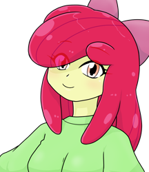 Size: 640x740 | Tagged: safe, alternate version, artist:batipin, apple bloom, equestria girls, g4, female, multiple variants, open mouth, simple background, solo, transparent background