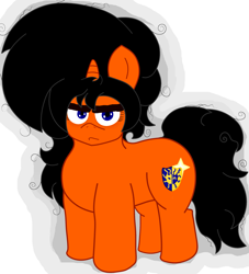 Size: 2397x2644 | Tagged: safe, artist:tr4p3z1um5, oc, oc only, oc:burning holly, pony, unicorn, eyebrows, eyelashes, female, high res, horn, looking at you, solo