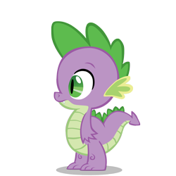 Size: 2382x2382 | Tagged: safe, artist:rivenchan, spike, dragon, g4, high res, male, simple background, solo, transparent background, vector