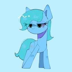 Size: 1400x1400 | Tagged: safe, artist:destroyer_aky, oc, oc only, earth pony, pony, blue eyes, earth pony oc, female, mare, simple background, solo