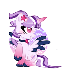 Size: 2186x2542 | Tagged: safe, artist:moonnightshadow-mlp, oc, alicorn, pony, colored wings, female, high res, mare, simple background, solo, transparent background, two toned wings, wings