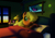 Size: 2912x2059 | Tagged: safe, artist:bethiebo, applejack, bright mac, pear butter, earth pony, pony, g4, bed, high res, morning ponies, one eye closed, picture, sleepy, younger