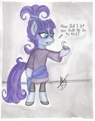 Size: 2050x2615 | Tagged: safe, artist:killedbycreatures, maud pie, earth pony, pony, g4, 2014, beetlejuice, bipedal, female, high res, lydia deetz, mare