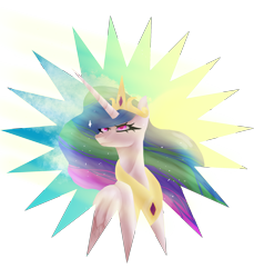 Size: 2200x2400 | Tagged: safe, artist:peachyminnie, princess celestia, alicorn, pony, g4, bust, eyelashes, female, high res, jewelry, mare, peytral, simple background, solo, tiara, transparent background